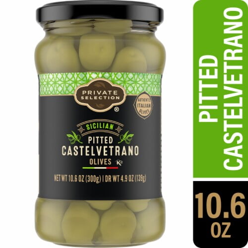 Private Selection Sicilian Pitted Castelvetrano Olives 10.6 oz