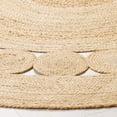 thumbnail image 4 of Natural Beige Farmhouse Rug, Braided Rustic Eco-Friendly Floor Mat, Natural, 4 FT, 4 of 4