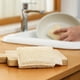 thumbnail image 4 of Toalla de microfibra, paño de limpieza para limpieza del hogar, lavado de coches, plumero, esponja de loofah para fregar platos, 4 of 6