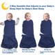 thumbnail image 5 of Saco de Dormir para Bebé Swaddle AugTwig Orgánico de Algodón Ajustable en 3 Posiciones, 5 of 6