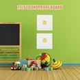 thumbnail image 4 of CATIEBYE Felt Bulletin Board Set White for Message Display and Sound Insulation 6Pcs, 4 of 8