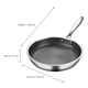 thumbnail image 4 of Sartén Antiadherente De Acero Inoxidable Con Estructura De Panal Para Cocina Ideal Para Cocinar y Carne Utensilios De Cocina De, 4 of 9