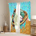 thumbnail image 3 of Feelyou Dessert Black Out Curtains, Est Baseball Sleep Curtains Pack of 2 (42x63 Each), 3 of 6