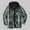 qa-armygreen, variant on JUNWELL Flannel Shirts for Men Plus Size Plaid Jackets Fall Button Down Shirt Jacket Modern Fit Long Sleeve Cardigan Jacket Warm Outerwear with Pocket