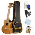 thumbnail image 1 of RockJam Premium Kit de ukelele tenor con afinador, funda, correa, púas y cuerdas de repuesto, 4, derecho, natural, completo (RJUK-712T-N), 1 of 5