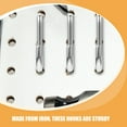 thumbnail image 3 of BESTYASH 24PCS Pegboard Organizer Accesories Silver Metal for Displaying Items in Store and Workshop, 3 of 8
