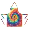 thumbnail image 2 of Colorful Tie Dye Pattern Apron-Garden Aprons for Women with Pockets-Cotton Linen Waterproof Kitchen Cooking Gardening Aprons Adjustable for Kitchen,Cooking,BBQ and Salon 33x27 Inch, 2 of 7