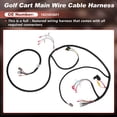 thumbnail image 3 of No.103850301 Main Wire Wiring Cable Harness Compatible for Club Car Precedent with gray controller #1515-5201 48V Golf Cart Main Harness, 3 of 7