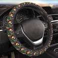 thumbnail image 5 of Naloa Herbs And Spices Elastic Steering Wheel Cover, Auto Steering Wheel Cover – 15 Inch, Fit Suvs,Vans Cars,Trucks, 5 of 6