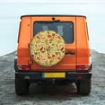 thumbnail image 2 of Fotbe Fruits And Vegetables Spare Tire Cover Thickening Universal Fit for Jeep, Trailer, RV, SUV, Truck, Tough Tire Wheel Soft Cover-15 inch, 2 of 8