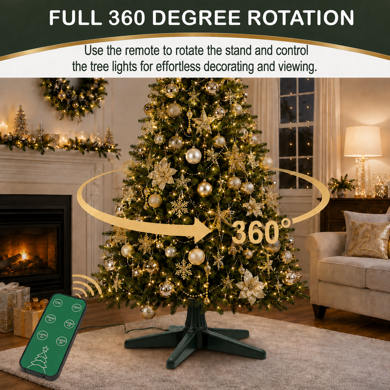 Stephan Roberts 360 Degree Rotating Christmas Tree Stand photo 8
