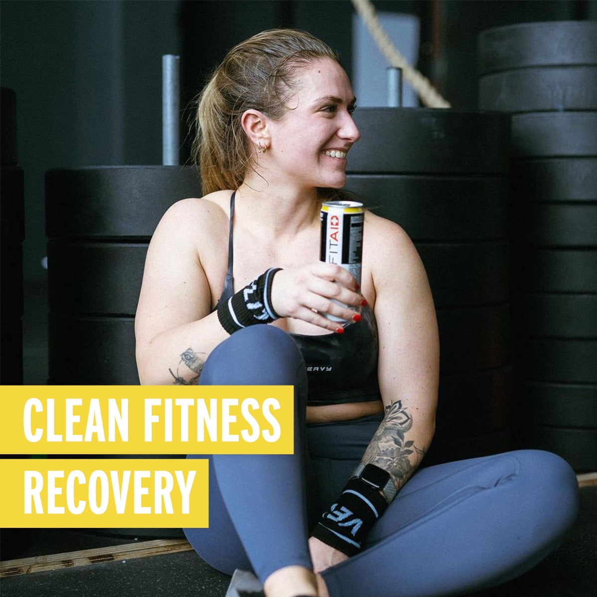 FITAID Recovery Blend, Citrus Medley, BCAAs, Glucosamine, Electrolytes, Omega-3s, 100% Clean, Paleo, Vegan & Gluten-Free, No Sucralose, 12-oz. cans (Pack of 24)