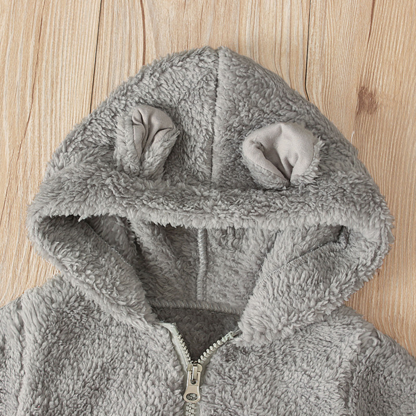 Hzgobj Newborn Infant Baby Boys Girls Winter Snowsuits Warm Clothes 0-12 Months Hoodie Cartoon Flannel Romper Jumpsuit