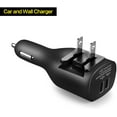 thumbnail image 4 of 2-in-1 Car Home Charger 6ft Long USB-C Cable for Samsung Galaxy A06/A16 5G/A26 5G/A36 5G/A56 5G - TYPE-C Cord Travel Power Adapter Charging Wire Folding Prongs, 4 of 6