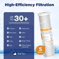 thumbnail image 4 of Cartucho de filtro de agua Membrane Solutions 5 Micron 2.5 x 10, 4 of 8