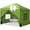 Green, variant on Quictent Privacy 10ft x 10ft Green Pop Up Outdoor Canopy, Waterproof and 4 Sandbags