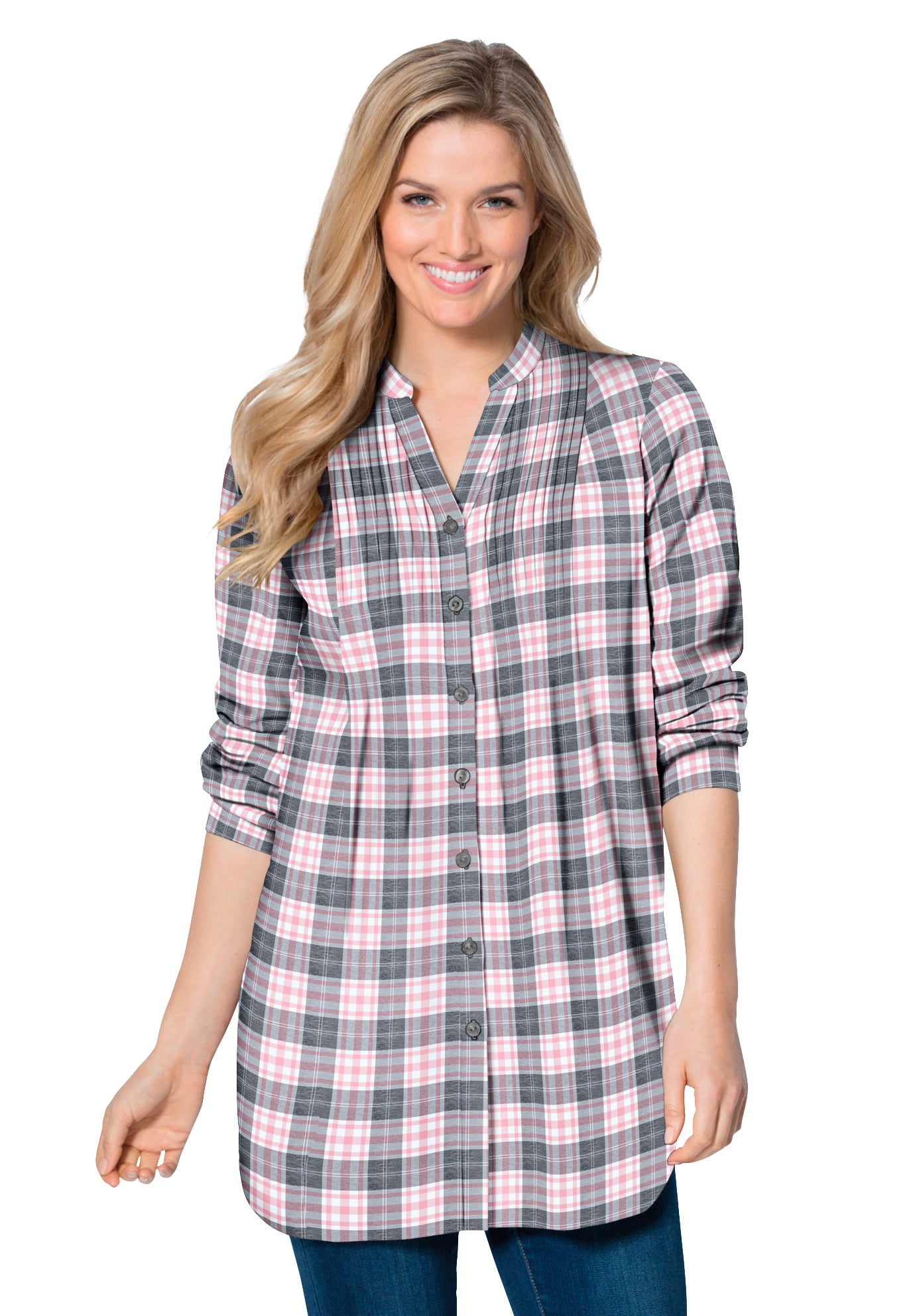 Womens Flannel Shirts Walmart