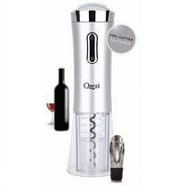 Ozeri Nouveaux II Electric Wine Opener with Foil Cutter, Wine Pourer and Stopper