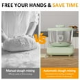 thumbnail image 4 of RoyalCraft Electric Dough Maker with Weighing Function,5.2QT Dough Mixer with Ferment Function,Household Dough Maker Kitchen Flour Kneading Machine with Stainless Steel Bowl,Face-up Touch Panel, 4 of 7