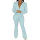 thumbnail image 1 of SAYOO Office Lady Traje de 2 piezas Slim Fit Color sólido Mujeres Blazer y conjunto de pantalones de trabajo para ropa casual Fiesta de negocios SAYOO  Moda, 1 of 8