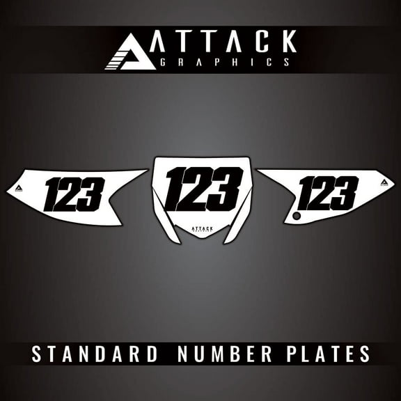 Attack Graphics Number Plate Backgrounds