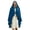 Blue, variant on Women's Hooded Renaissance Cloak Coat Wrap – Versatile One Size Medieval Cape for Women, Soft Nylon Halloween cosp^lay Party Wear