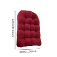 thumbnail image 6 of koolsoo Hanging Egg Chair Cushion Soft Basket Chair Cushion for Outdoor Porch Garden Deep Red, 6 of 6