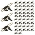 thumbnail image 1 of 50x Hookbait Release Clips, Stainless Steel Speed Clips, Impact Bait Clips, Fishing Clip for Freshwater Saltwater Fishing Rig Black, 1 of 9