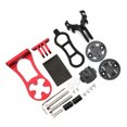 thumbnail image 3 of Bike Computer Mount, Light Weight Below 38mm/1.5in Rod Diameter Out Front Bike Computer Mount Double Lock  for Bike Computer for Motion Camera Red,Black, 3 of 7