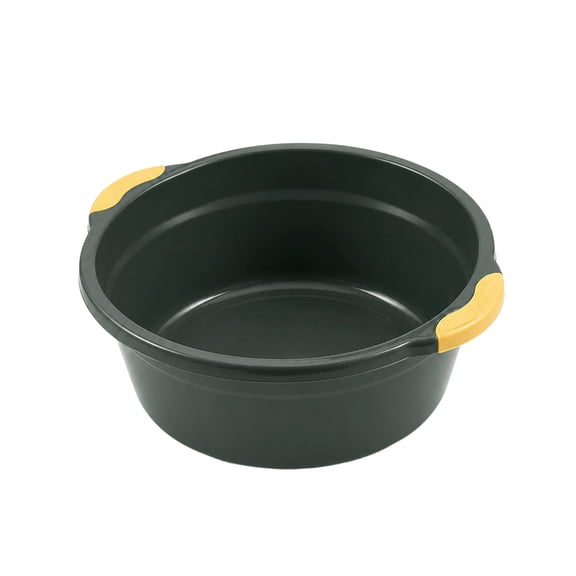 Laundry Basin,Thickened Large Capacity Deep Basin with Dual Comfort Grip Handles for Kitchen Sink Laundry 5.51x14.17 Inch,Green