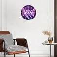 thumbnail image 3 of 12 Inch Wall Clock Battery Operated Silent Clock Decorative for Office, Kitchen, Outdoor, Living Room，Butterfly with Glowing Firework Cute Design, 3 of 4