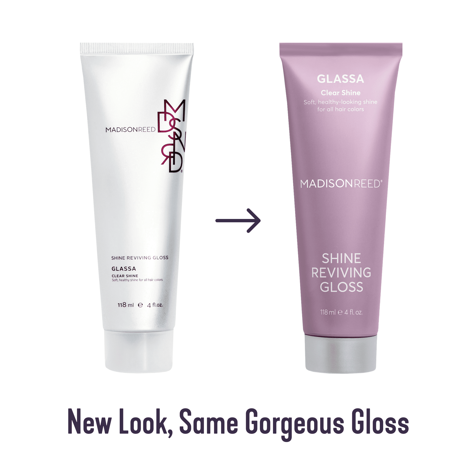 Madison Reed Color Reviving Gloss, Clear Shine Hair Gloss, Glassa (Clear), 4 fl oz