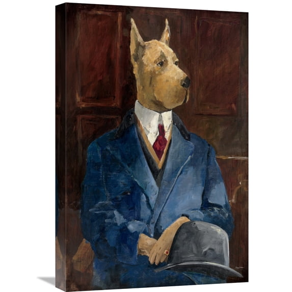 Global Gallery Avery Tillmon 'Inspector Dogleash' Canvas Wall Art