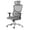 Black,Black+Gery, variant on Office Chairs Office Chair, Mesh Ergonomic Office Chair with Lumbar Support, Comfy Computer Desk Chair with Flip Armrest Rolling Wheels for Home Study Room Office, White & Gray,Ergonomic Office Chair