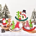 thumbnail image 4 of Yuarrent Suministros navideños Decoraciones navideñas de 2023 Adornos festivos Iluminación colorida Kits de decoración para fiestas Estilo muñeco de nieve, 4 of 6