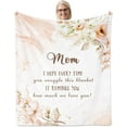 thumbnail image 1 of LHSHID Gifts for Mom from Daughter Son Birthday Gifts for Mom Blanket Mom Birthday Gifts from Daughter Moms Birthday Gift Ideas for Anniversary Mothers Day Christmas 30"x40", 1 of 7