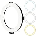 thumbnail image 4 of Lámpara De Anillo Luz De Relleno Luz De Anillo De 8 Pulgadas Luz De Maquillaje Usb 8in LED Ring Light 10 Nivel De Brillo Con Cable De 74.8in Para Maquillaje Vlog Video Live ANGGREK Otros, 4 of 8