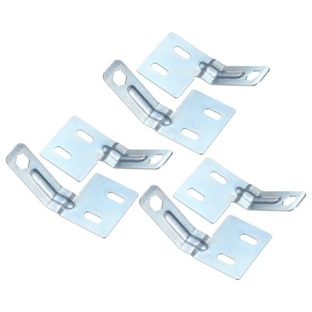 Juego de 6 alineadores de superficie para puertas plegables, hardware de puerta plegable de acero inoxidable