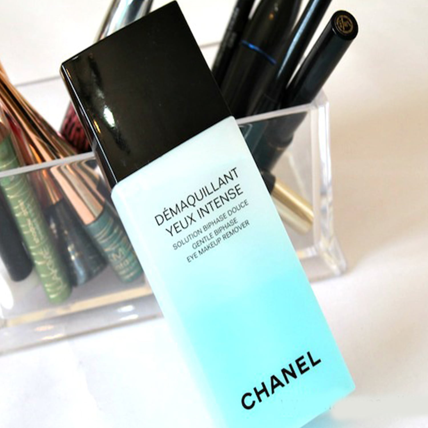 Intense oz Eye Bi-Phase Yeux Makeup Demaquillant Gentle Remover Chanel 3.4