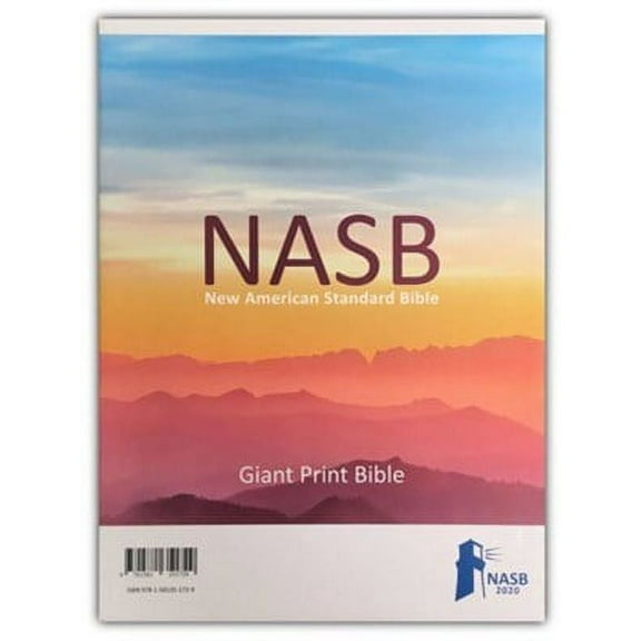 NASB 2020 Giant Print Text Bible-Grey Leathertex Indexed (#3335-I)