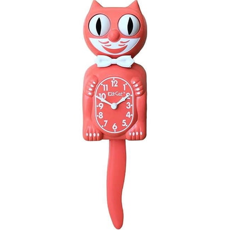 California Clock BC-47 Kit Cat Klock Gentlemen, Living Coral