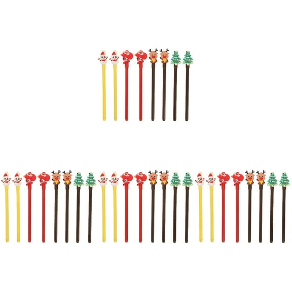 Gregiular 64 Pcs Christmas Gel Pens Creative Office Marker Student Stationery (Random Style)
