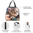 thumbnail image 3 of Naloa Playful Cat Print Lunch Box for Women Men,Insulated Lunch Bag,Lunchbox,Thermal Leakproof Cooler,Reusable Lunch Tote Bag for Work School Travel Picnic, 3 of 7