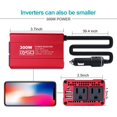 thumbnail image 4 of BYGD 300W Car Inverter 12V DC to 110V AC Power Inverter Car Adapter Outlet Converter with 2.4A Dual USB and Dual AC, 4 of 5