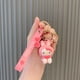 thumbnail image 1 of Sanrio-Llavero Kawaii de Hello Kitty para niña, llavero rosa con melodía Kuromi, Cinnamoroll, llavero de coche, colgante de mochila, adornos, regalos de vacaciones, 1 of 4