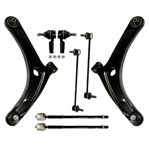 LABLT 8pc Front Suspension Lower Control Arm with Ball Joint Left & Right Assembly Kit for Mitsubishi Lancer Outlander
