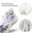 thumbnail image 7 of Watercolor Flowers Leaves Walking Shoes for Men Woman Lightweight Tennis Fashion Elastic Sports Shoes Cushion Basketball Shoes, 7 of 7