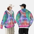 thumbnail image 4 of Kdxio Vintage Mandala Print Women Men Sun Protection UPF 50+ Jackets Zip Up Long Sleeve Hoodie Hiking Lightweight with Pockets, 4 of 7
