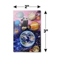 thumbnail image 3 of Planets Solar System Earth Nebula Rectangle Acrylic Fridge Refrigerator Magnet, 3 of 5