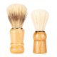thumbnail image 1 of 2 piezas Pincel de afeitado Manija de madera Cepillo de afeitar Pincel de barba Accesorio de afeitado para hombres, 1 of 7